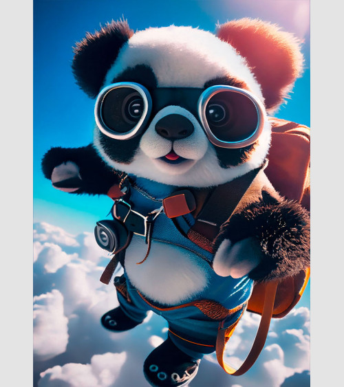 FFRAME - Panda En Parachute